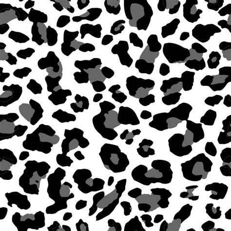 Seamless Snow And White Leopard Texture Pattern Svgvectorpublic