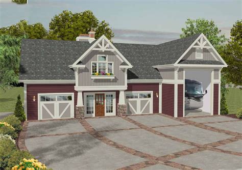 New Concept 3 Car Garage Plans With Rv House Plan 3 Bedroom