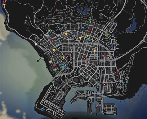 Gta Map With Icons Maps Database Source