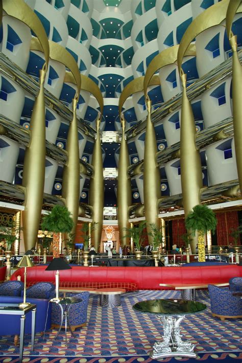 Inside Of The 7 Star Burj Al Arab Hotel In Dubai Karl Drilling Flickr