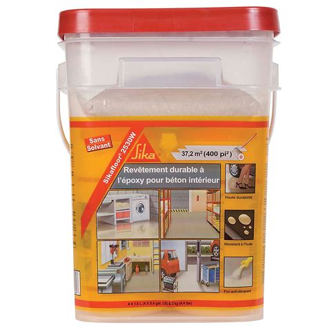 Sika Floor 2530w 2 Part Epoxy Paint Grey The Home