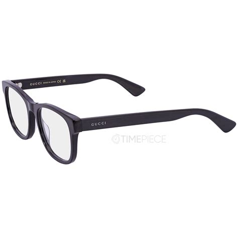 gucci demo square mens eyeglasses gg0004on 001 53