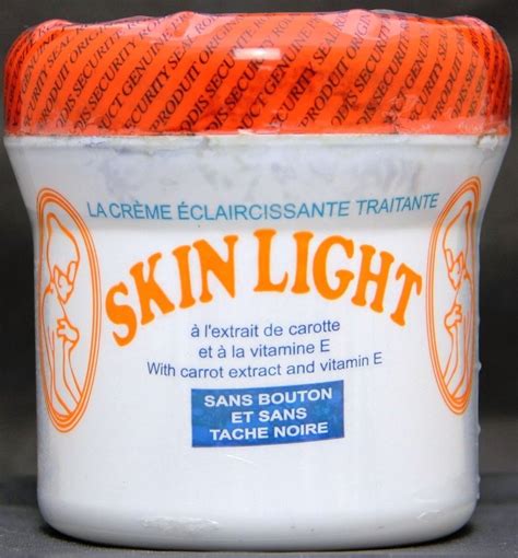 Skin Light Lightening Bleaching Cream With Carrot Extract And Vitamin E