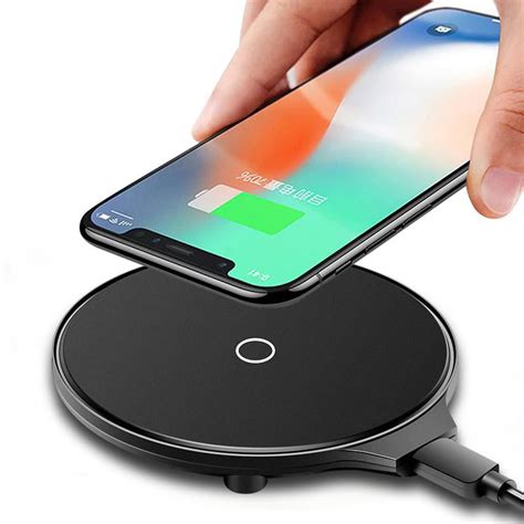 Meaddhome Qi Fast Wireless Charger Charging Pad Dock For Apple Iphone