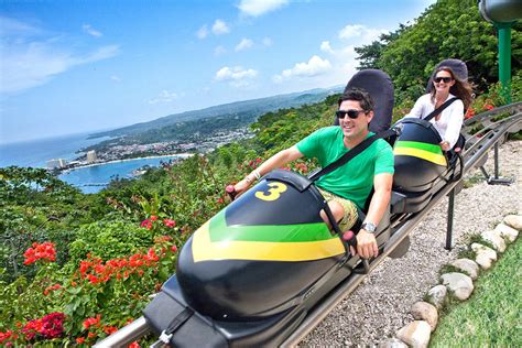 Dunns River Falls Sky Explorer Bobsled Ride And River Tubing Adventure