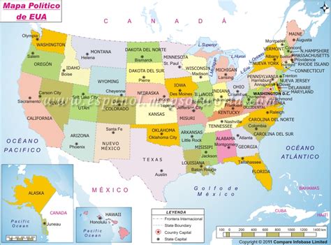 Mapa Politico Usa Estados Y Capitales My Blog