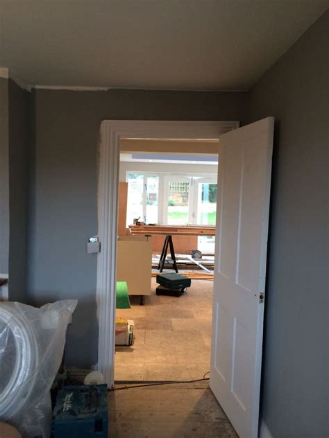 Dulux Dove Slate Lounge Looking Into Kitchen Wall Colors Lounge
