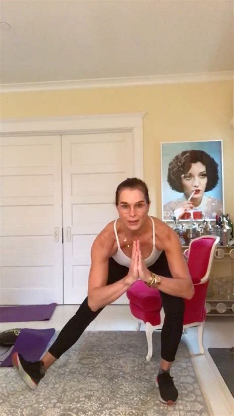 Brooke Shields On Instagram Working On My Balance Today And Engaging