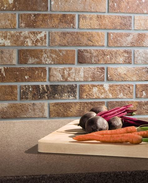 Create A Rustic Splashback With Battersea Brick Effect Tiles Save 25