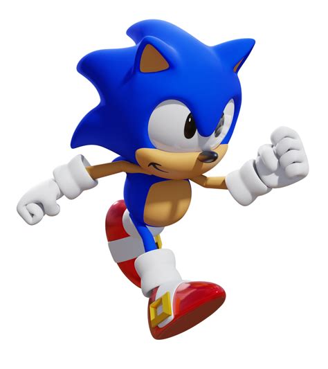 Sonic 3d Blast Hd Render Running By Nuryrush On Deviantart