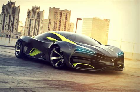 Introducing The Futuristic Looking Lada Raven A Supercar