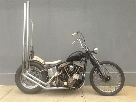 Vintage Harley Shovelhead Chopper Bobber Old School Knucklehead