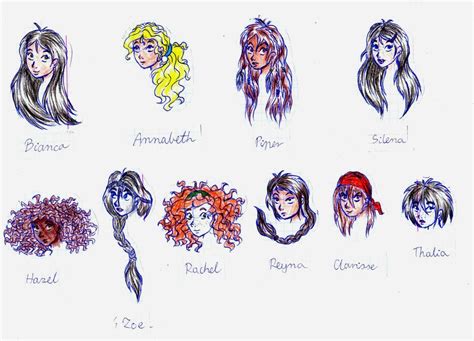 Percy Jackson Characters Girls By Deghy On Deviantart Percy Jackson