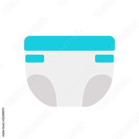 Diaper Icon Pampers Icon Flat Design Stock Image And Royalty Free