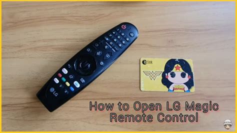 How To Open Lg Magic Remote Control Youtube