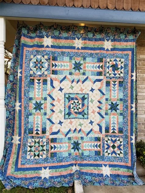 Tranquility Bohemian Rug Pattern Quilts
