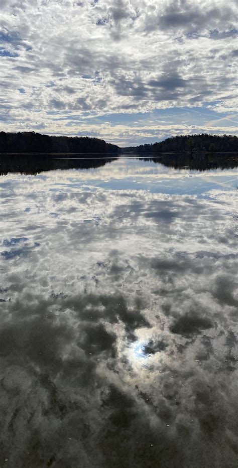 High Rock Lake, NC, USA. Water was still yesterday. : r/natureporn