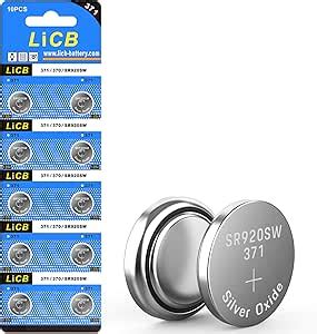 Amazon Licb Pack Sr Sw Watch Battery Long Lasting Leak