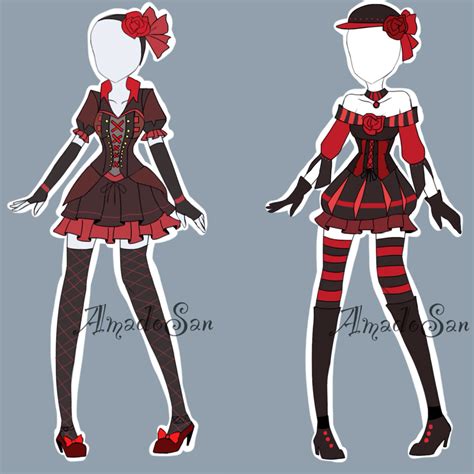 Victorian Outfits Adoptables Closed Anime Outfits Art Clothes Anime