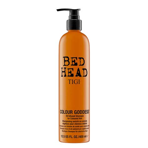 Tigi Bed Head Colour Goddess Oil Infused Shampoo 400ml For Coloured