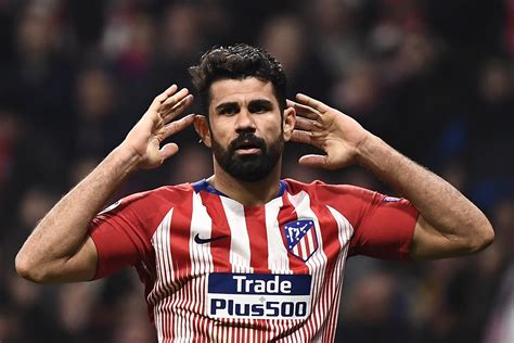 Atletico Madrid Forward Diego Costa Sustains Left Thigh Injury The