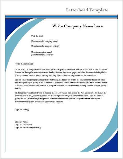 Letterhead Template Microsoft Word Templates Free Psd And Pdf Format