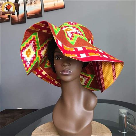 African Print Ankara Flared Hat Hats African Hats African Print