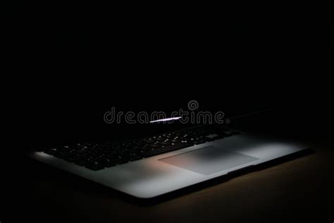 Photography Of Laptop In A Dark Area Picture Image 114378762