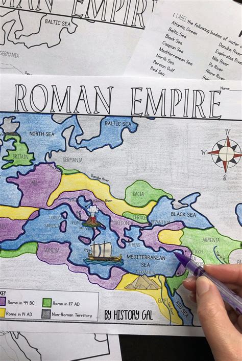 Roman Empire 4th Grade Worksheet