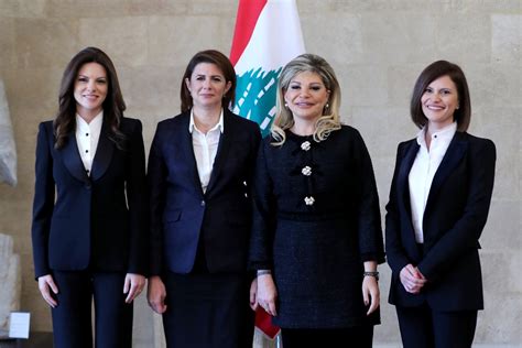 Lebanons New Female Ministers Learn About Their Educational