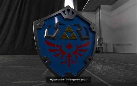 3d Model Collection Master Sword And Hylian Shield Pack The Legend Of