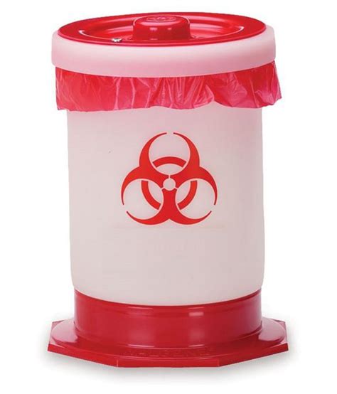 Biohazardous Waste Container Pack Of Buy Online At Best Price In