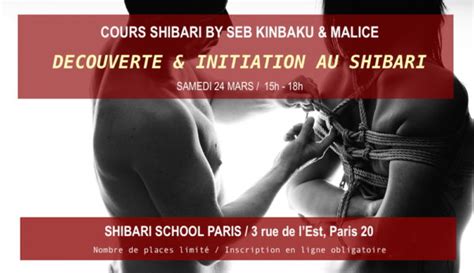Découverte Initiation au Shibari avec Seb Kinbaku Malice Shibari