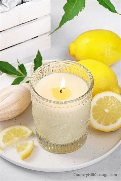 Lemon Candle Diy Lemon Scented Candles Recipe