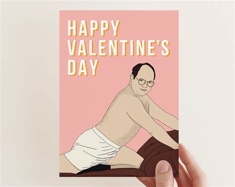 George Costanza Seinfeld Valentines Day Card Bonne Nouvelle