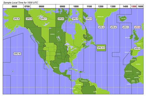 Us Eastern Time Zone Map Map