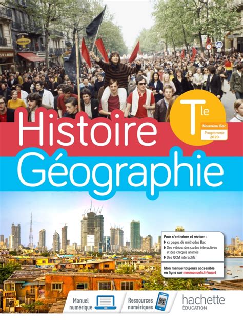 Histoire Géographie Terminales Compilation Livre élève Ed 2020