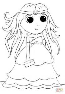 Anime Princess Coloring Page Free Printable Coloring Pages