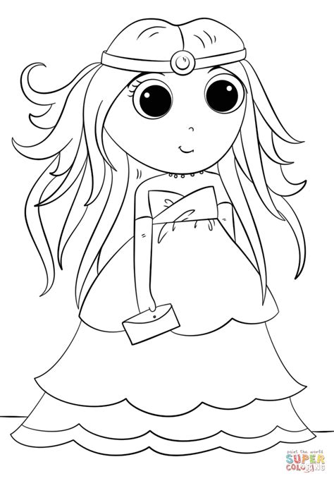 Anime Cute Princess Coloring Pages 12 Super Cute Coloring Pages
