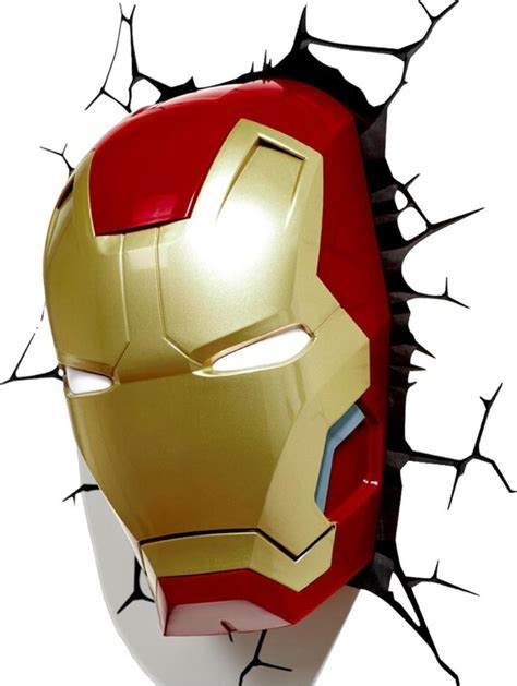 Full Color Iron Man Wall Vinyl Decal Comics Super Hero Sticker