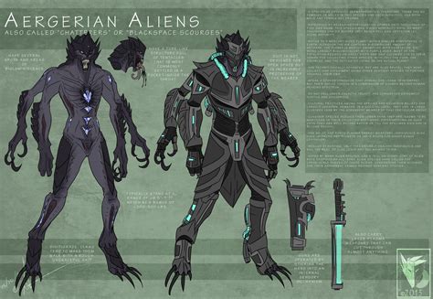 Aergerian Alien Species Concept By Moonstalkerwerewolf On Deviantart Alien Concept Art