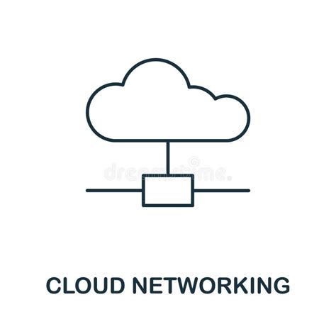 Cloud Networking Line Icon Element Sign From Networking Collection