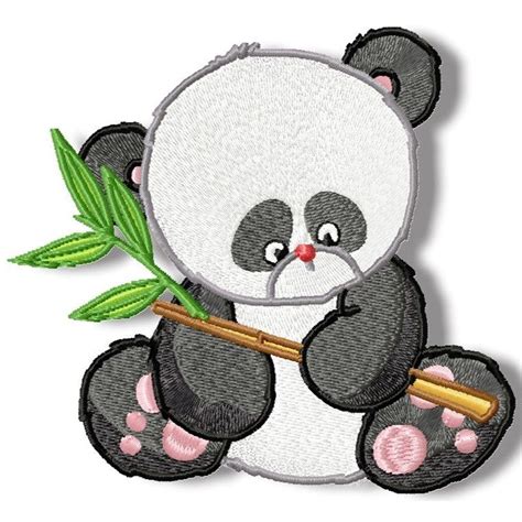 Baby Panda Machine Embroidery Pams Embroidery Designs In 2020