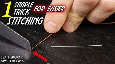 The EASIEST QUICKEST Way To Thread A Needle YouTube