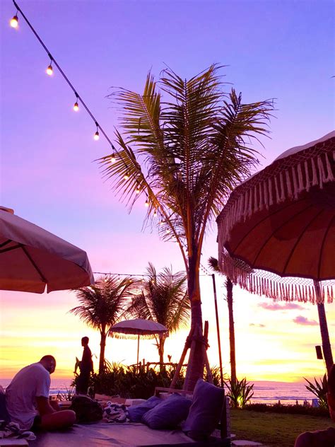 The Lawn Canggu Bali Sunset