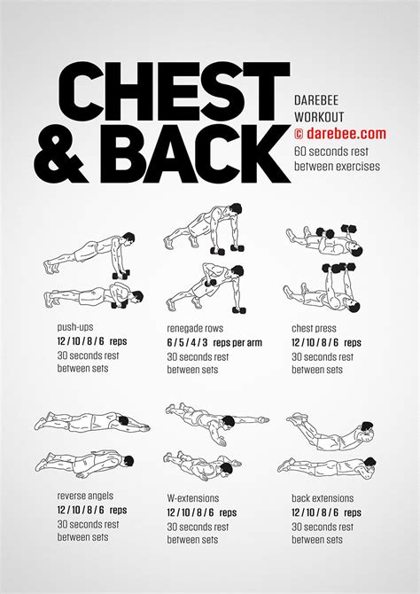 Chest And Back Workout Strengthen And Tone Your Upper Body