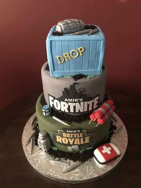 Fortnite Birthday Cake Cake Birthday Cake Birthday