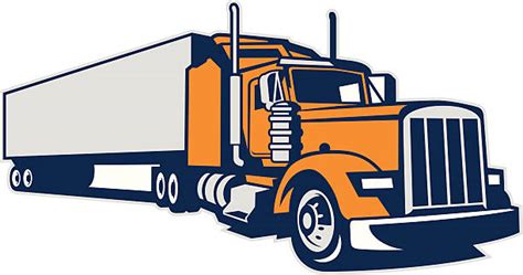 Semi Truck Illustrations Royalty Free Vector Graphics And Clip Art Istock