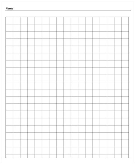 Grid Paper Math Printable Grid Paper Printable