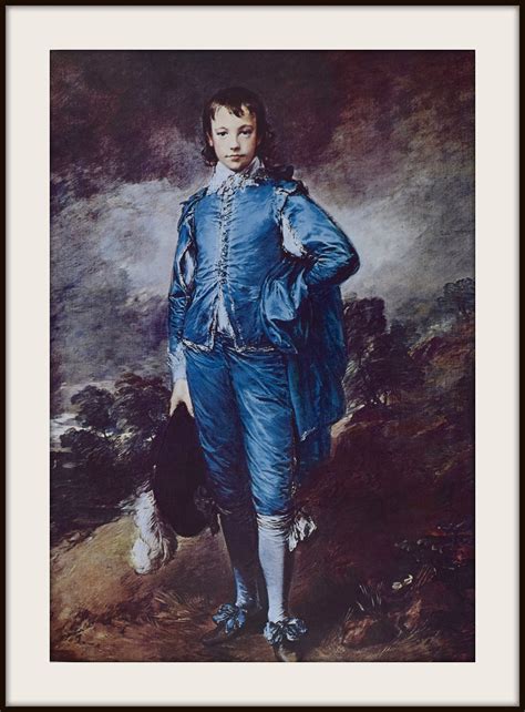 14x12 Thomas Gainsborough Blue Boy 1779 Color Plate Etsy